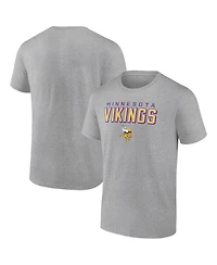 Fanatics Mto Label Men's Heather Gray Minnesota Vikings Swagger T-Shirt