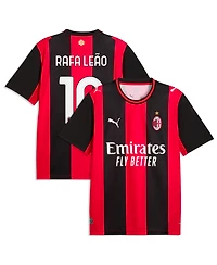 Puma Men's Rafael Leao Black/Red Ac Milan 2026/27 Home Replica Jersey