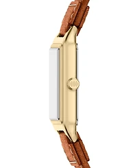 Fossil Women's Raquel Three-Hand Date Brown Leather Watch 23mm