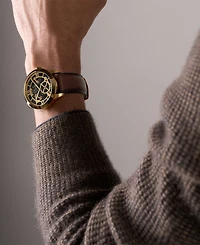 Fossil Men's Townsman Big Tic Two-Tone Leather Watch 42mm