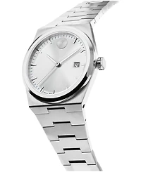 Movado Men's Bold Quest Swiss Quartz Stainless Steel Watch 34mm