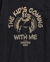 Airwaves Men's The Mandalorian & Grogu Kids Coming With Me Graphic T-Shirt