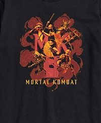 Airwaves Men's Mortal Kombat Champions Collage Graphic T-Shirt