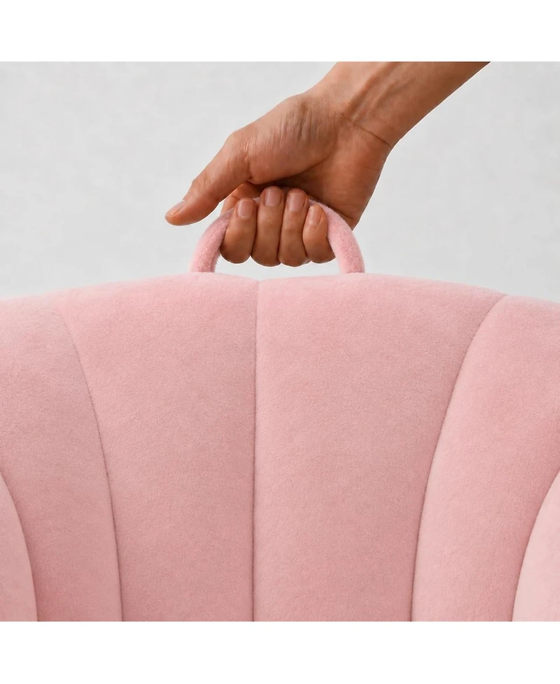 gaomon Chenille Folding Sofa Bed, Convertible Sleeper Chair with U-Shaped Arms, No Assembly Required