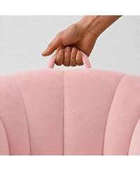 gaomon Chenille Folding Sofa Bed, Convertible Sleeper Chair with U-Shaped Arms, No Assembly Required