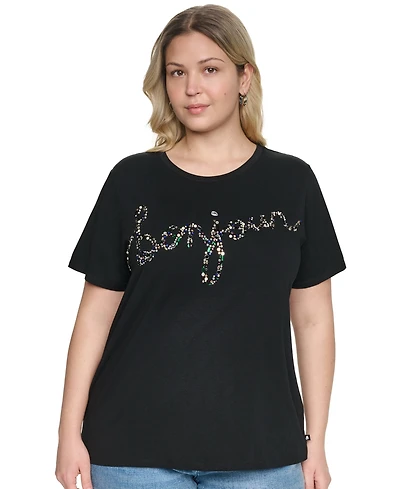 Karl Lagerfeld Paris Plus Short-Sleeve T-Shirt