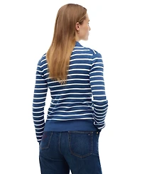 Tommy Hilfiger Women's Fine Gauge Polo Collar Cardigan