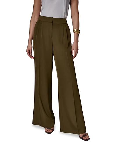 Donna Karan New York Petite High-Rise Wide-Leg Pants