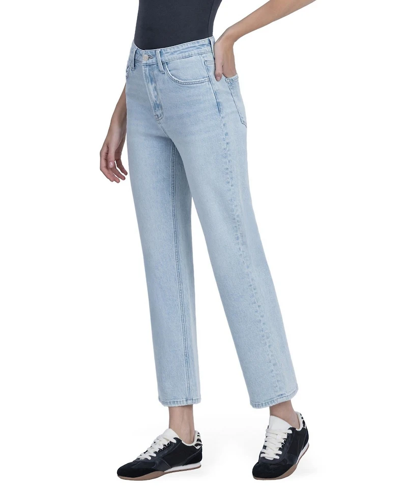 Flying Monkey Women's Super High Rise Tapered Leg Jeans