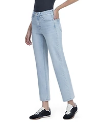 Flying Monkey Women's Super High Rise Tapered Leg Jeans