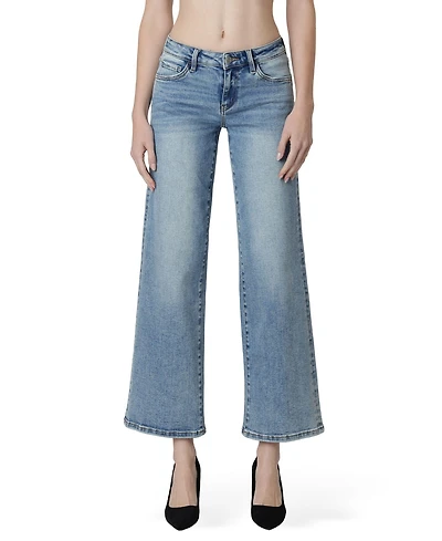 Vervet Women's Low Rise Wide Leg Jeans