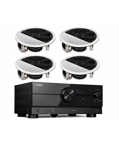 Yamaha Rx-A2A 7.2-Channel 8K Av Receiver Speaker Bundle