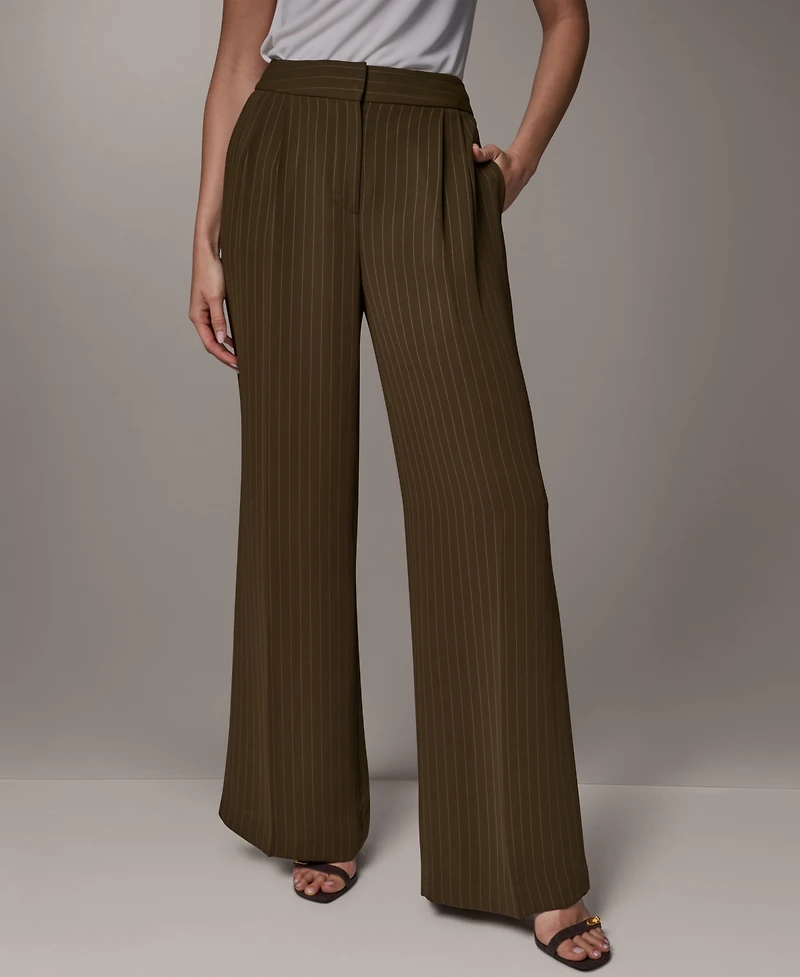 Donna Karan New York Women's High-Rise Full-Length Pants
