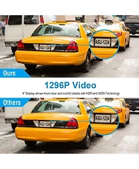 Neewer 3-Lens 4" Car Dvr Dash Camera