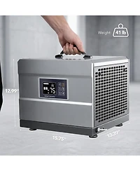 Tribesigns 70 Pints Commercial Dehumidifier with Pump and Drain Hose, Large Dehumidifier for 1000 Sq. Ft Basements, Crawl Spaces