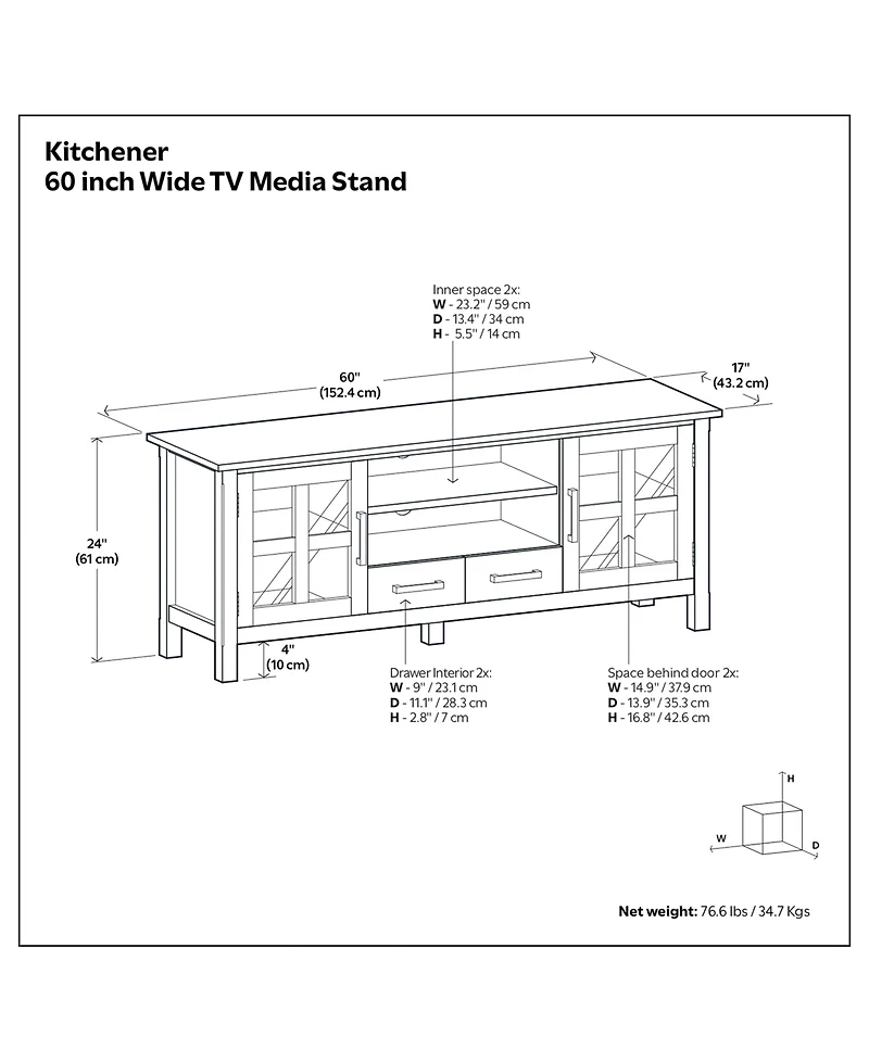 Kitchener 60" Tv Stand