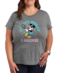 Hybrid Apparel Plus Don't Sweat Shine Graphic T-Shirt