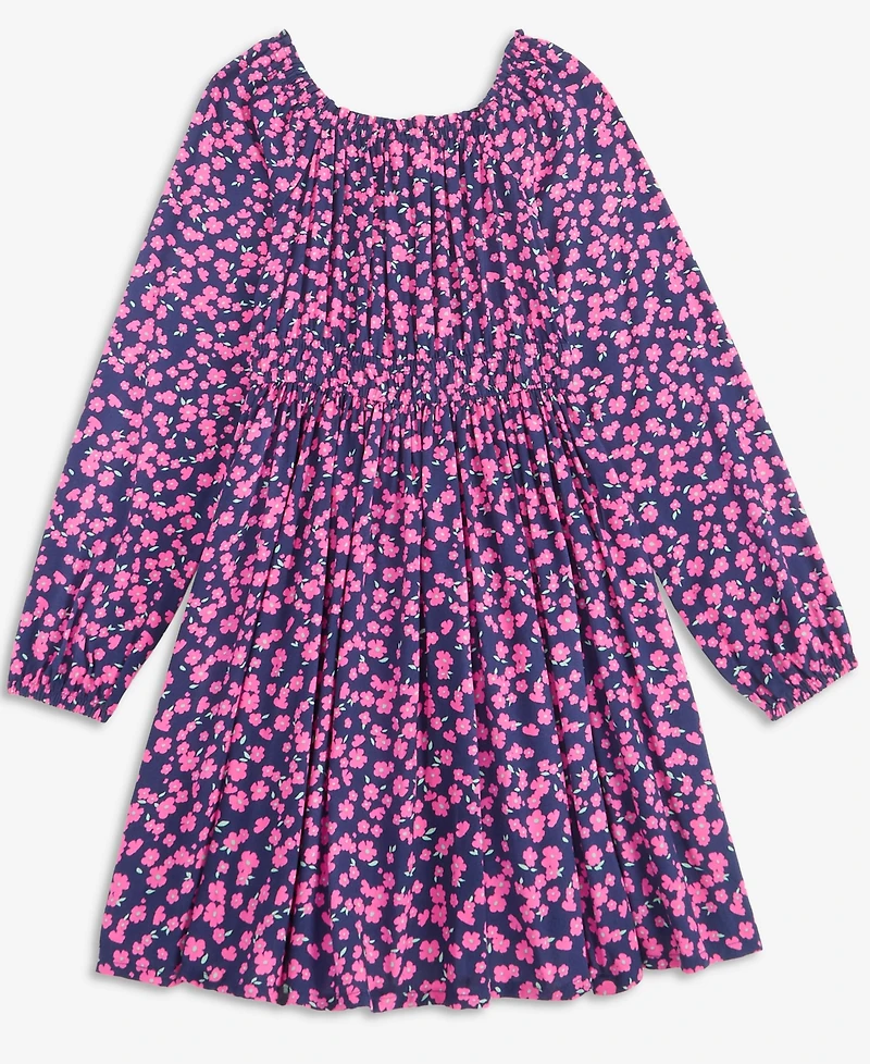 Epic Threads Girls' Xs-xl Long-Sleeve Ditsy Garden-Print Dress, Macy's Exclusive