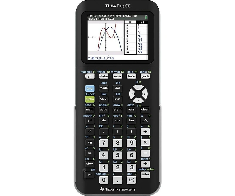 Graphing calculator Texas Instruments Ti-84 Plus Ce Graphing Calculator