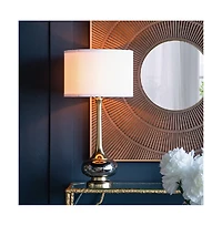 Sofucor 29" Table Lamp with Glass Drum