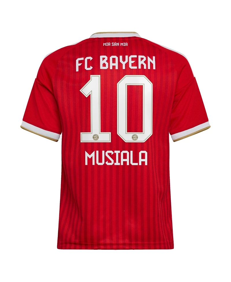 AdidasBig Boys and Girls Jamal Musiala Red Bayern Munich 2026/27 Home Replica Jersey