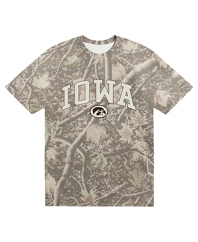 Uscape Apparel Men's Camo Iowa Hawkeyes Back Bay Heavyweight T-Shirt