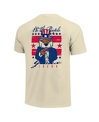 Image One Men's Cream Lsu Tigers Uncle Sam Mascot T-Shirt