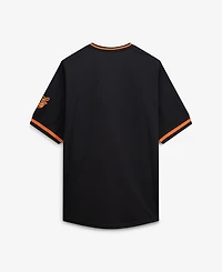 Fanatics Men's Black Baltimore Orioles Big Tall Pop Texture V-Neck T-Shirt