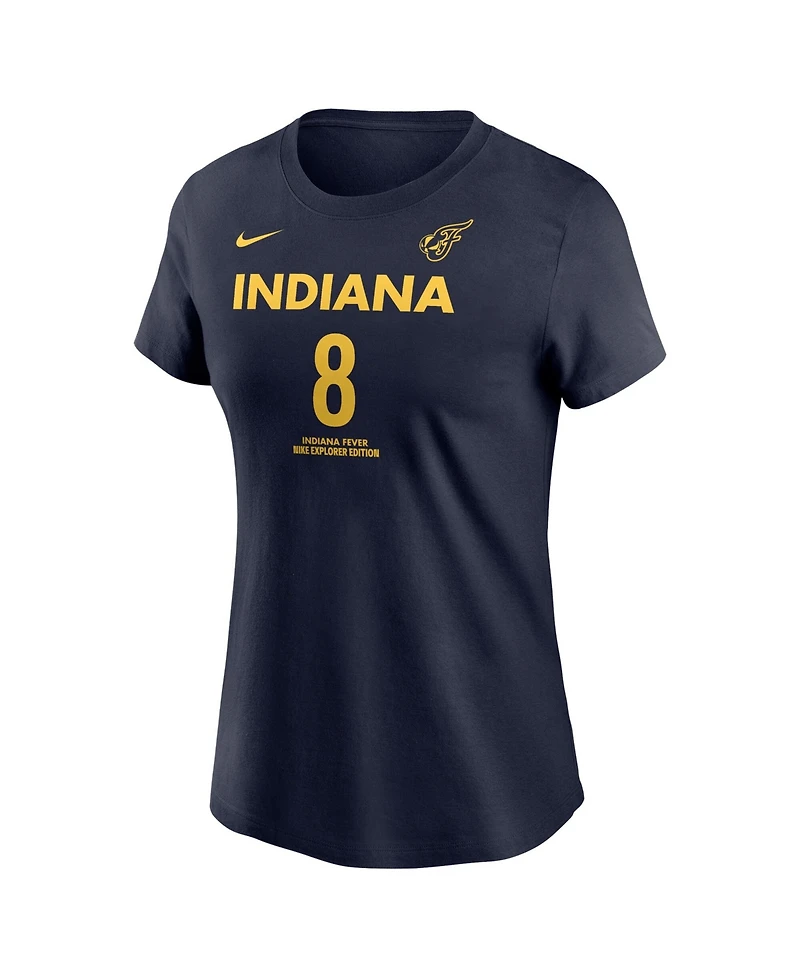 Nike Women's Sophie Cunningham Navy Indiana Fever Name & Number Explorer Edition T-Shirt