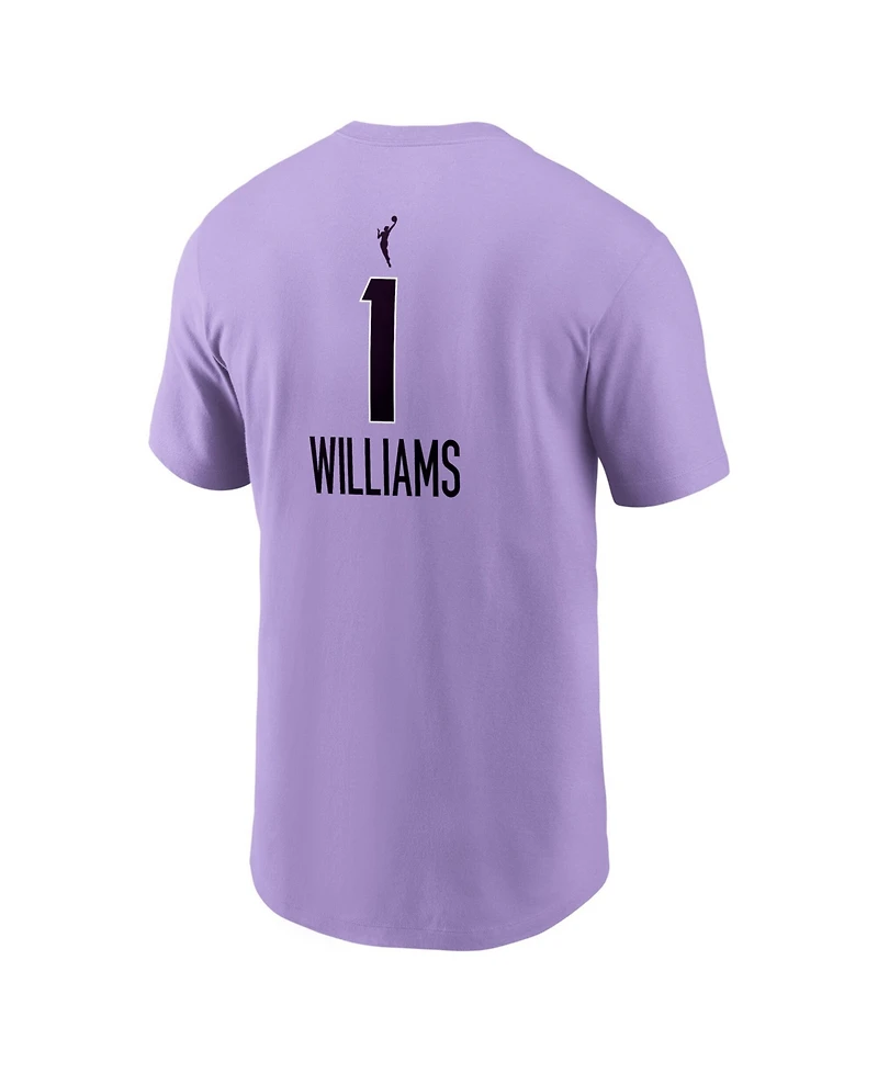 Nike Men's Gabby Williams Lavender Golden State Valkyries Explorer Edition Name & Number T-Shirt