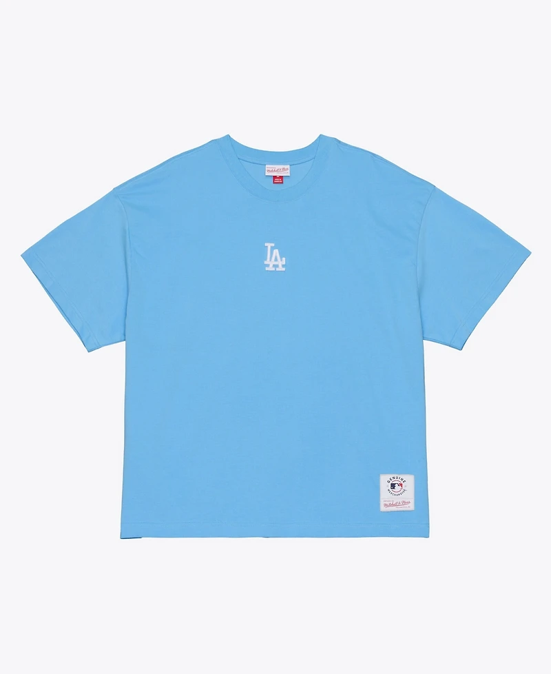 Mitchell & Ness Men's Light Blue Los Angeles Dodgers Insignia Premium T-Shirt