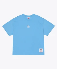 Mitchell & Ness Men's Light Blue Los Angeles Dodgers Insignia Premium T-Shirt