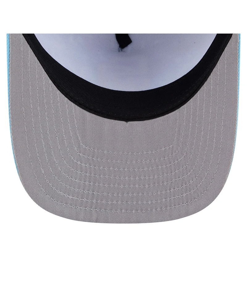 New Era Men's Light Blue San Diego Padres Deep Water Pre-Curved 9FIFTY A-Frame Snapback Hat