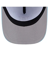 New Era Men's Light Blue Houston Astros Deep Water Pre-Curved 9FIFTY A-Frame Snapback Hat