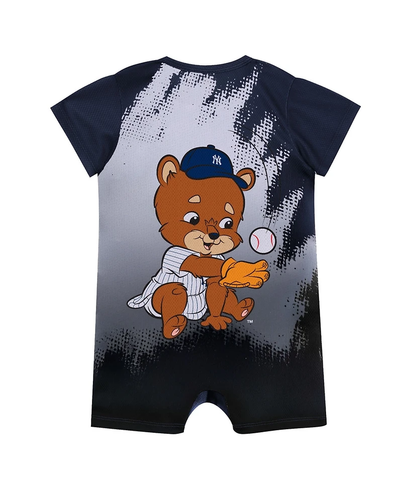 Outerstuff Baby Boys and Girls Navy New York Yankees Mascot Bodysuit