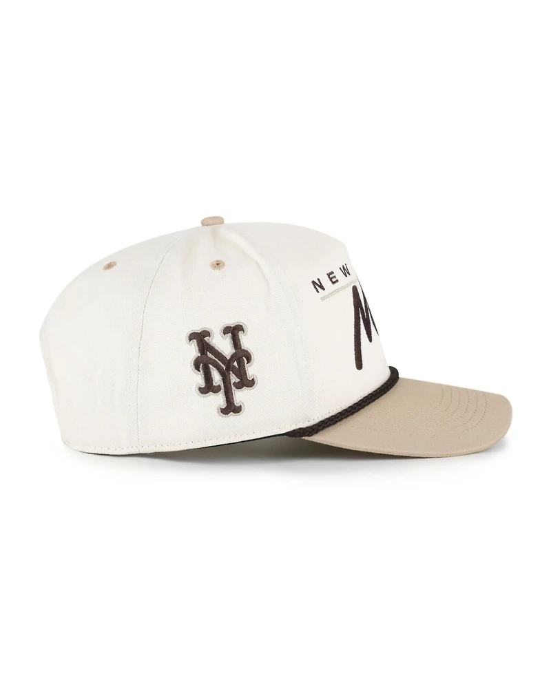 '47 Brand Men's Natural/Tan New York Mets Neutral Terrain Hitch Rope Adjustable Hat