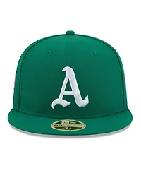 New Era Men's Green Athletics 2026 Baseball Hall of Fame 59FIFTY Fitted Hat