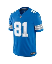 Nike Men's Calvin Johnson Blue Detroit Lions Vapor F.u.s.e. Stitched Retired Limited Jersey