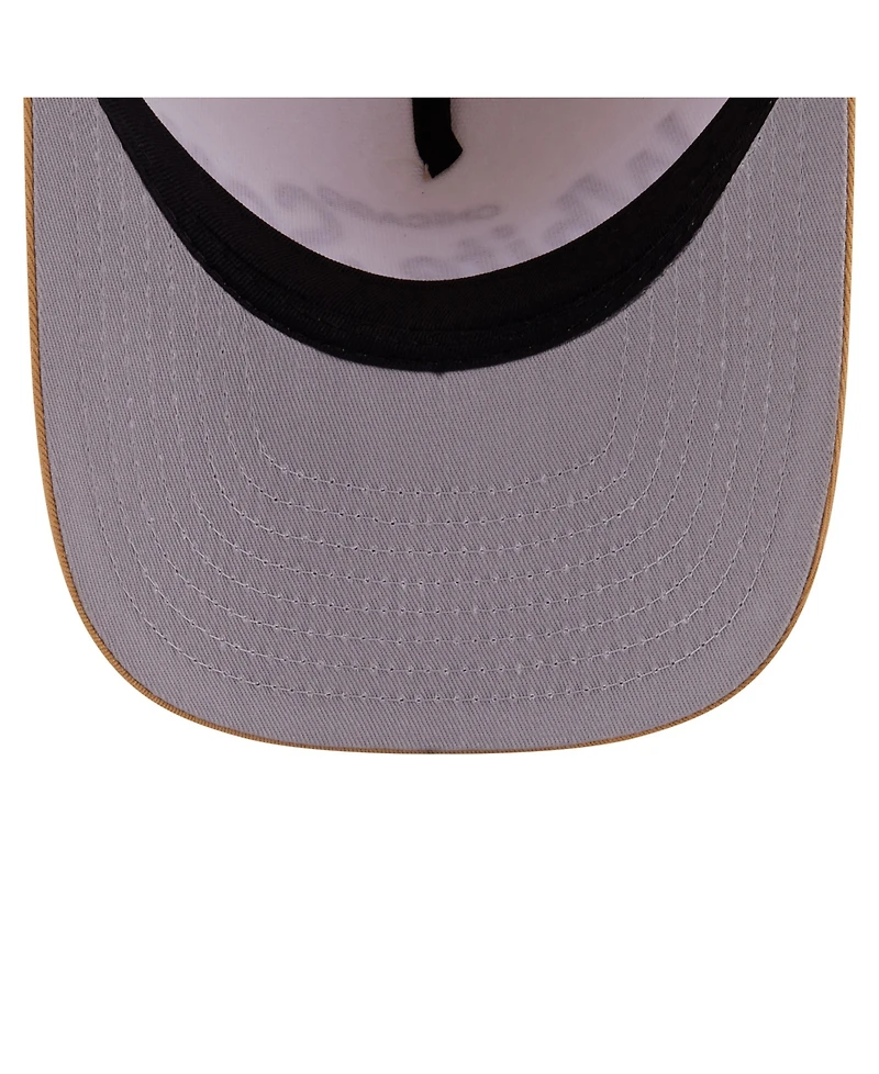 New Era Men's Cream Chicago White Sox Herringbone 9FIFTY A-Frame Snapback Hat
