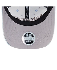 New Era Women's Light Blue San Diego Padres Daisy All Over 9TWENTY Adjustable Hat