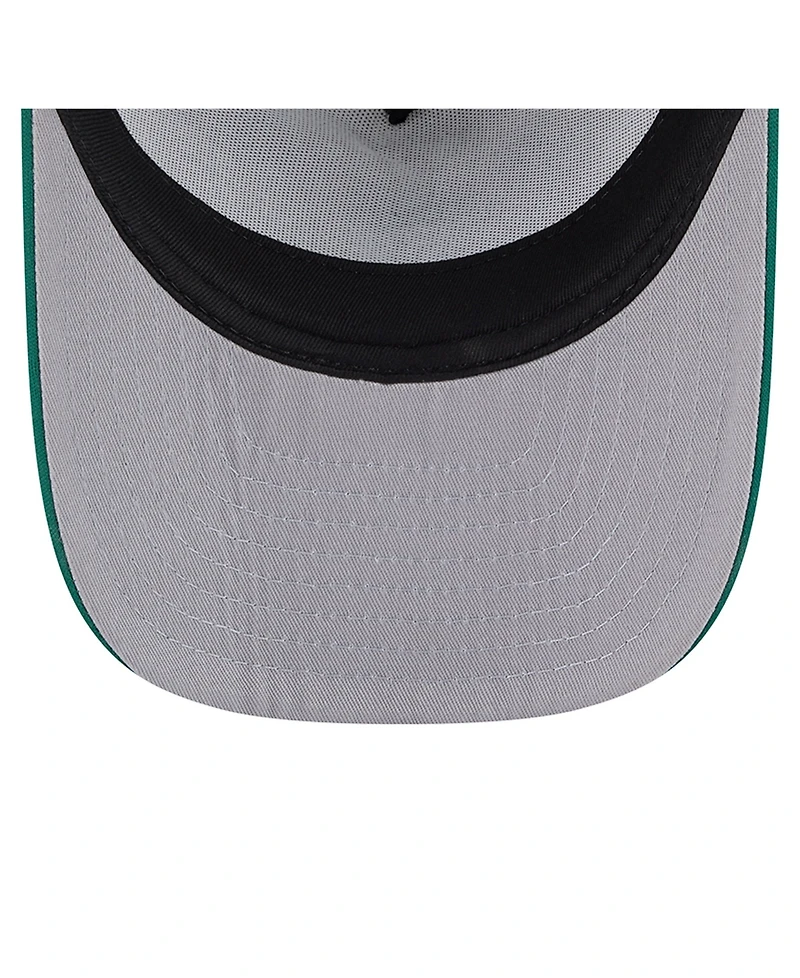 New Era Men's White/Green Green Bay Packers Foodie 9FIFTY A-Frame Trucker Snapback Hat