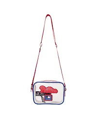 Loungefly Philadelphia Phillies Clear All Over Logo Crossbody Bag