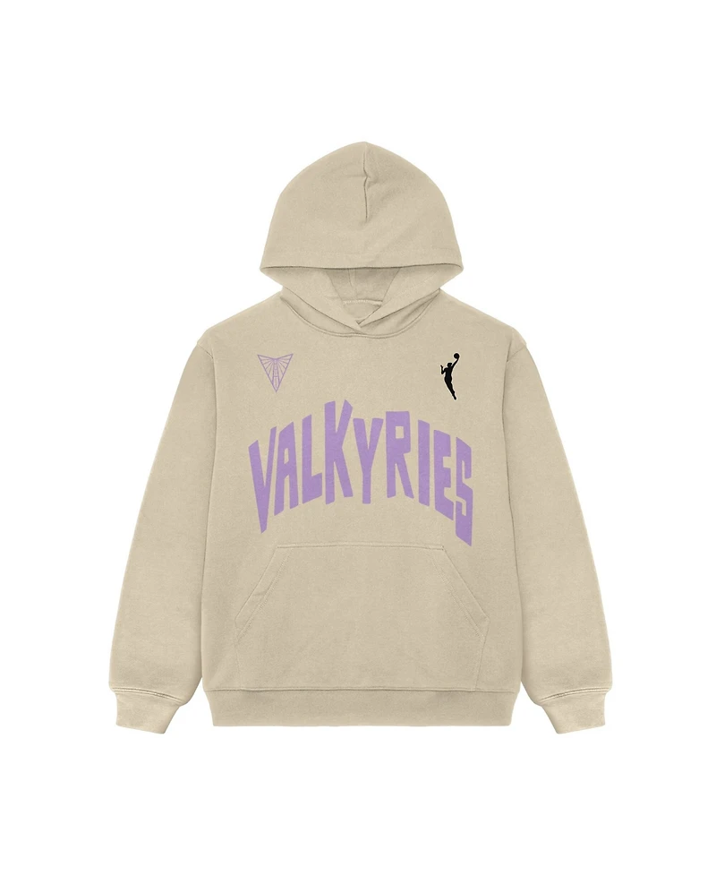 Playa Society Men's and Women's Oatmeal Golden State Valkyries Established Hoodie