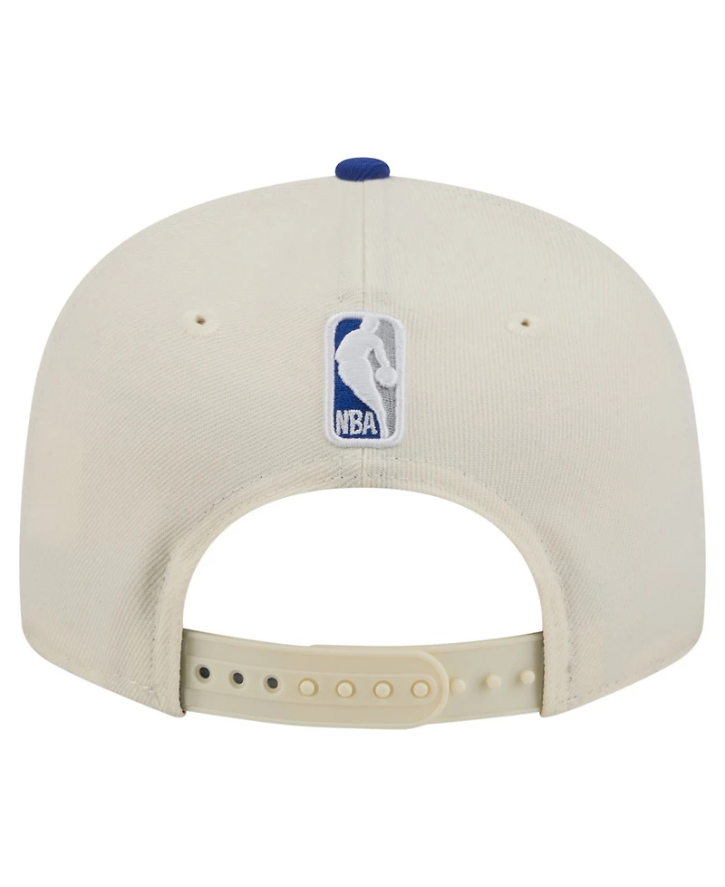 New Era Men's White/Blue Minnesota Timberwolves 9FIFTY Snapback Hat