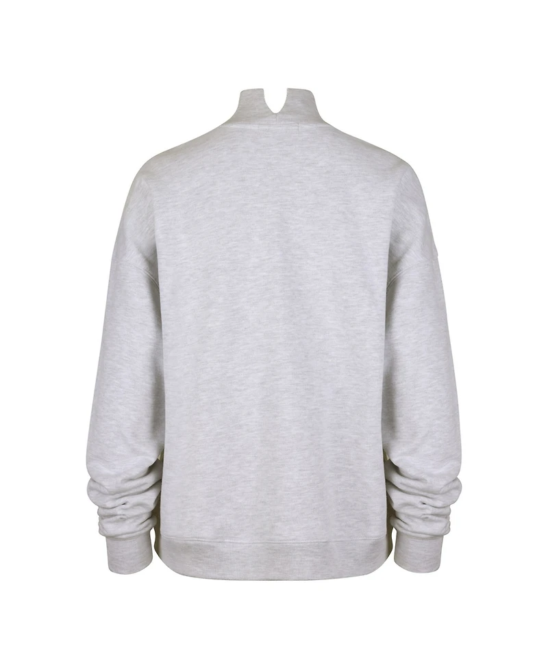 '47 Brand Women's Heather Gray Detroit Red Wings Subtle Muse Sweatshirt