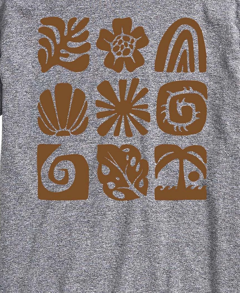 Airwaves Men's Instant Message Beach Squares Graphic T-Shirt