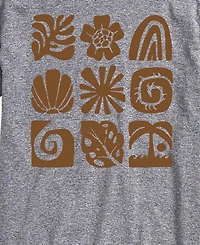 Airwaves Men's Instant Message Beach Squares Graphic T-Shirt