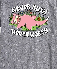 Airwaves Men's Pokemon Never Rushed Graphic T-Shirt