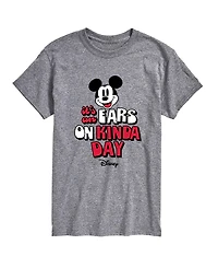 Airwaves Men's Disney Its An Ears On Kinda Day Graphic T-Shirt