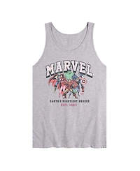 Airwaves Men's Marvel Collegiate Faded Graphic Tank Top